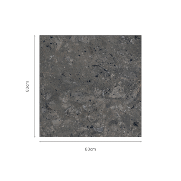 LEVANTO NERO - 80x80cm Matt Tiles