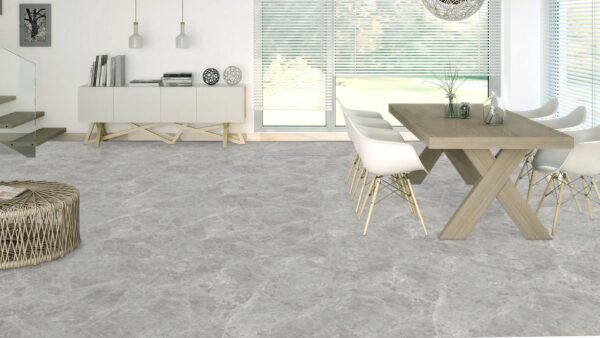 Keramische tegel LIZARD GREY 60x60cm met glanzende afwerking in zachte grijstint tiles