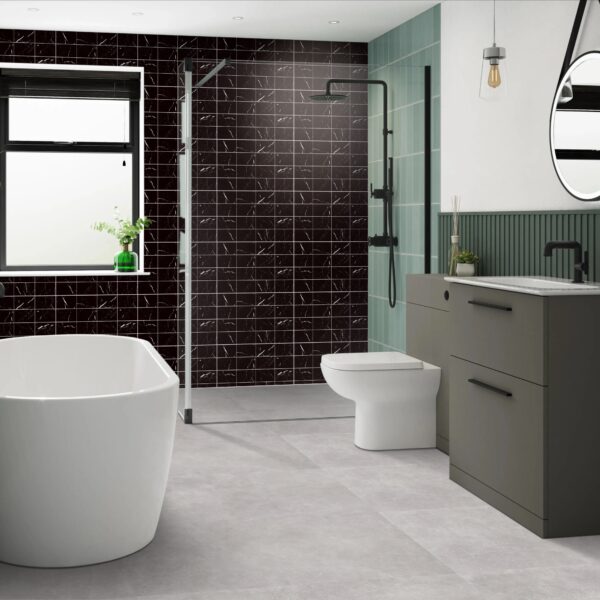 MARQUINA BLACK  - 10x20cm Matt Tiles