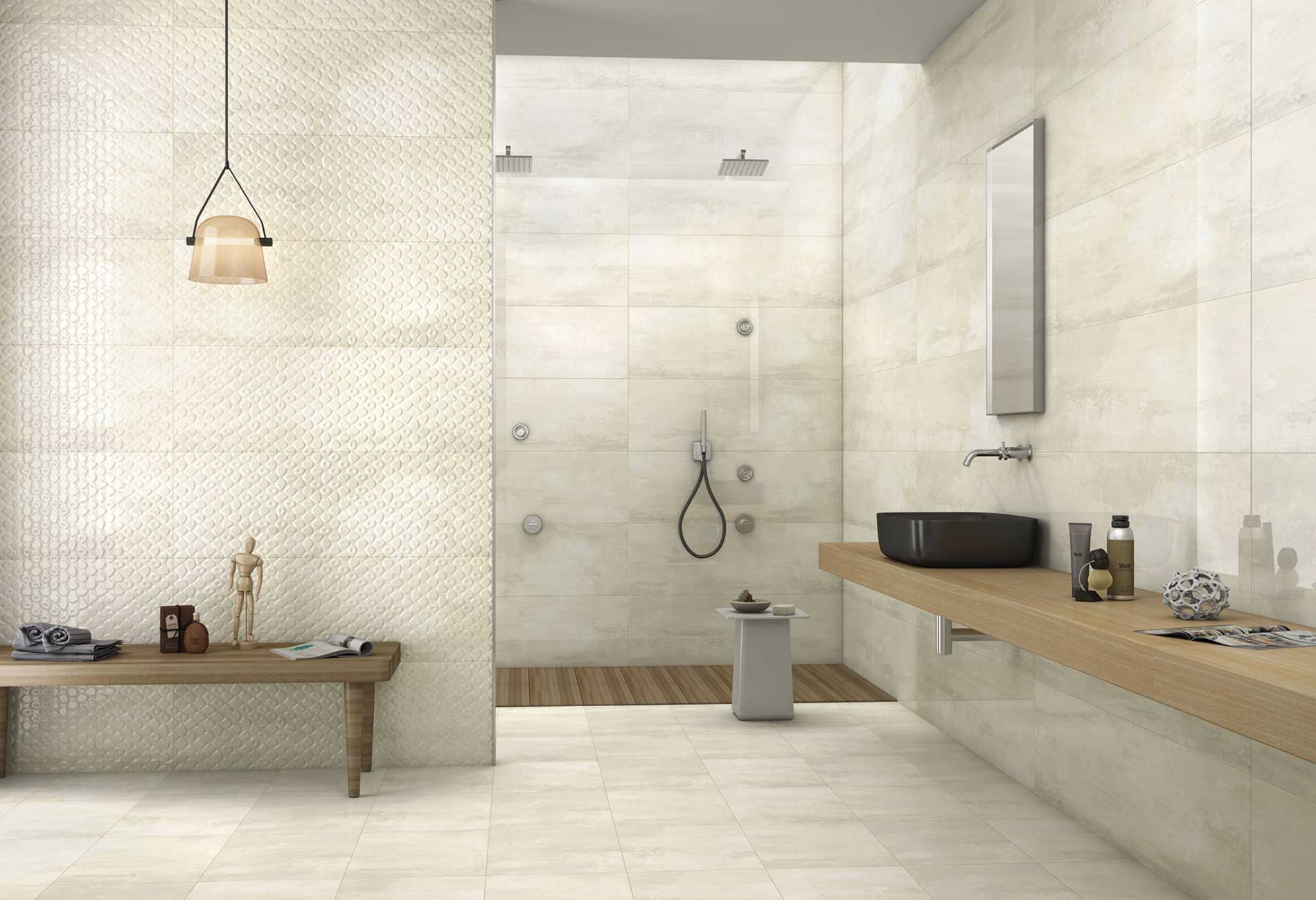 MIGHTY SILVER 30x90cm matte tegel met zilvergrijze kleur en moderne uitstraling tiles