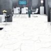 MARBLE WHITE 60x120cm glanzende tegel met zuivere witte marmerlook en subtiele nerven tiles