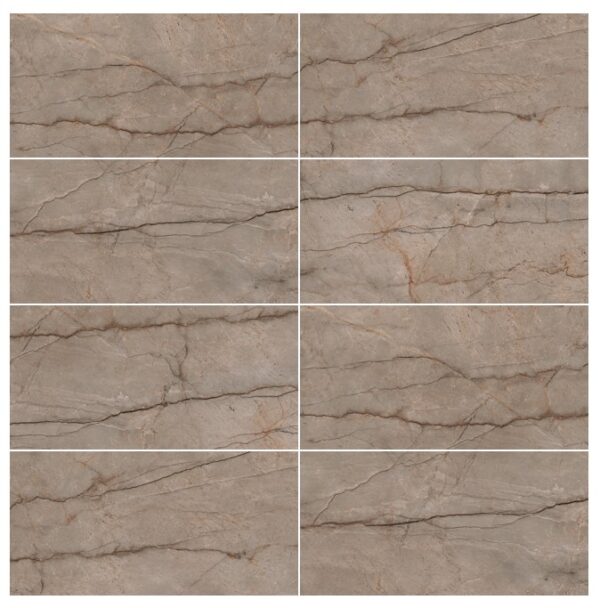 MEXICAN NATURAL beige marmerlook tegel 60x120cm in hoogglans – porseleinen tegel van Tegelplus voor elegante Belgische interieurs