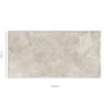 MONTPELIER SNOW witte steenlook tegels – 60x120cm met matte textuur – porseleinen tegels van Tegelplus voor frisse Belgische interieurs