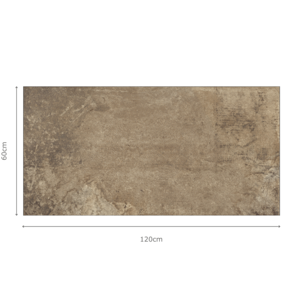 MONTPELIER WARM bruine steenlook tegels 60x120cm met matte textuur – porseleinen tegels van Tegelplus voor warme Belgische interieurs