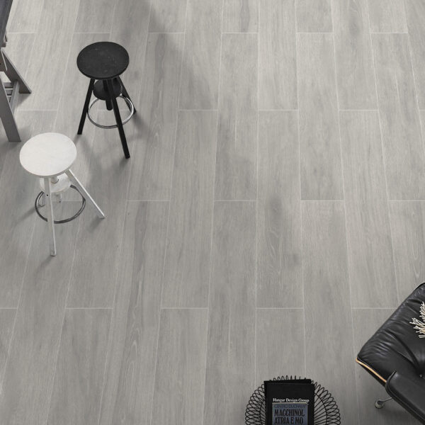 NERWOOD GRIS Grey Wood Tiles 20x120cm
