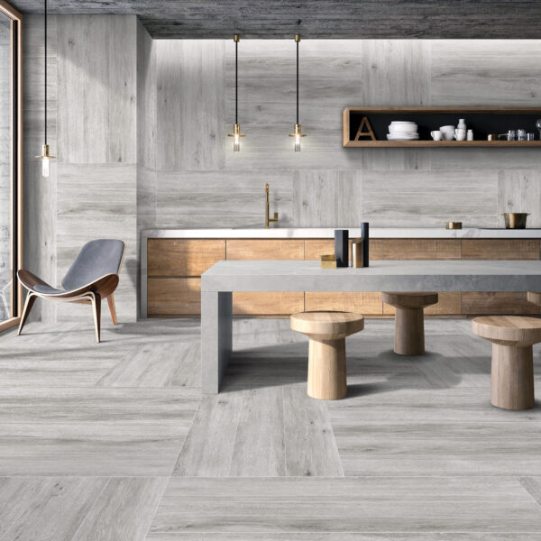 NORWAY WHITE Wood Tiles 20x120cm