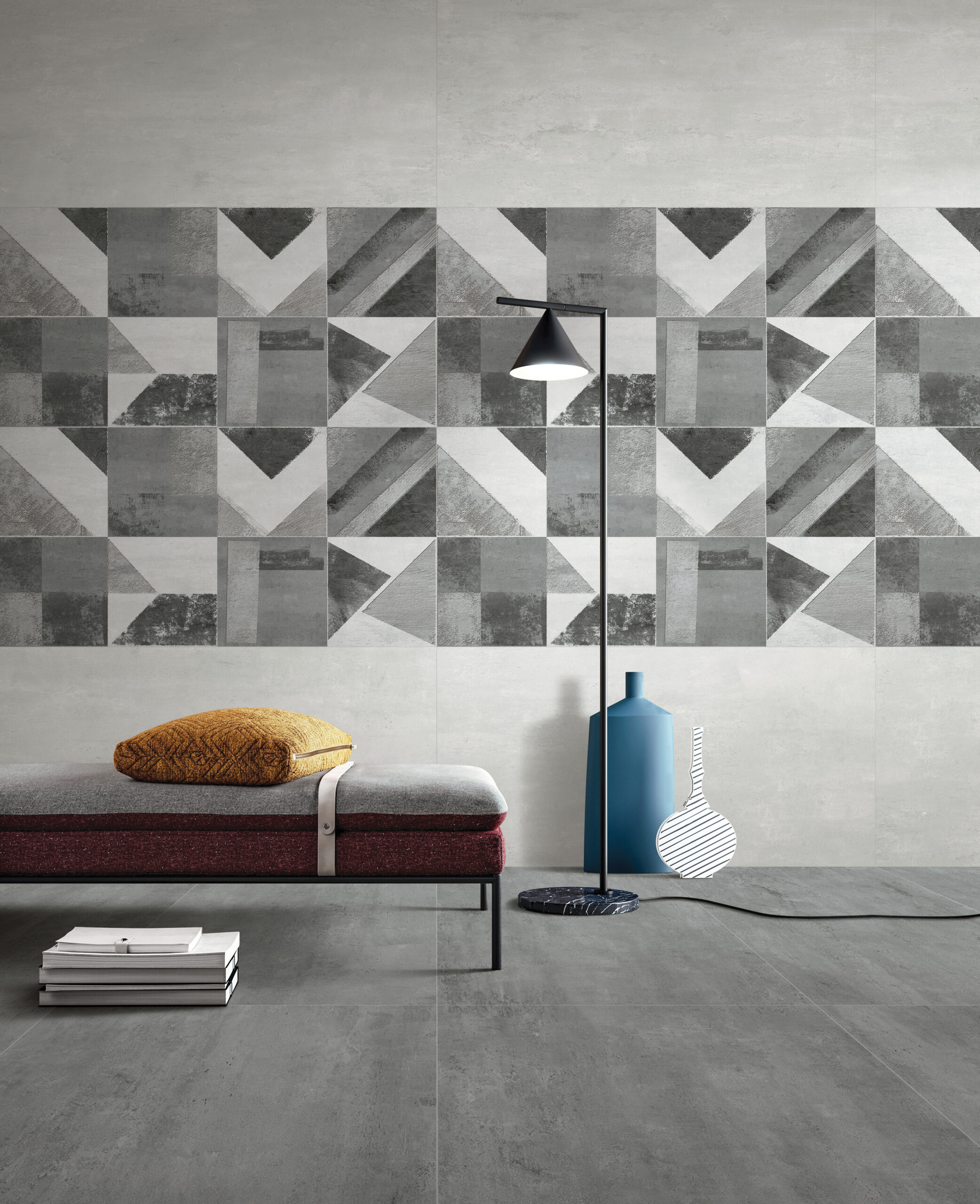 NAXOS GREY cementlook tegel 60x120cm met matte afwerking – porseleinen tegel van Tegelplus voor moderne Belgische interieurs