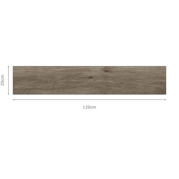 NORWAY TAUPE Brown Wood Tiles 20x120cm