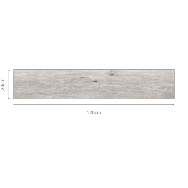 NORWAY WHITE Wood Tiles 20x120cm