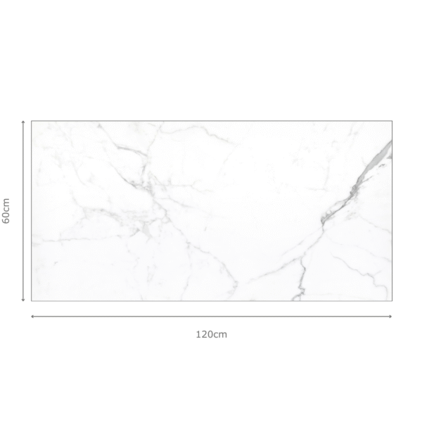 FOSSIL STATUARIO tegel 60x120cm mat – grootformaat marmerlook tegel voor Belgisch interieur