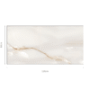 ONICE BIANCO witte marmerlook tegel 60x120cm met glanzende afwerking – porseleinen tegel van Tegelplus voor elegante Belgische interieurs