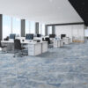 ONYX EMERALD AZUL blauwe marmerlook tegel 60x120cm in hoogglans – porseleinen tegel van Tegelplus voor luxe en artistieke Belgische interieurs