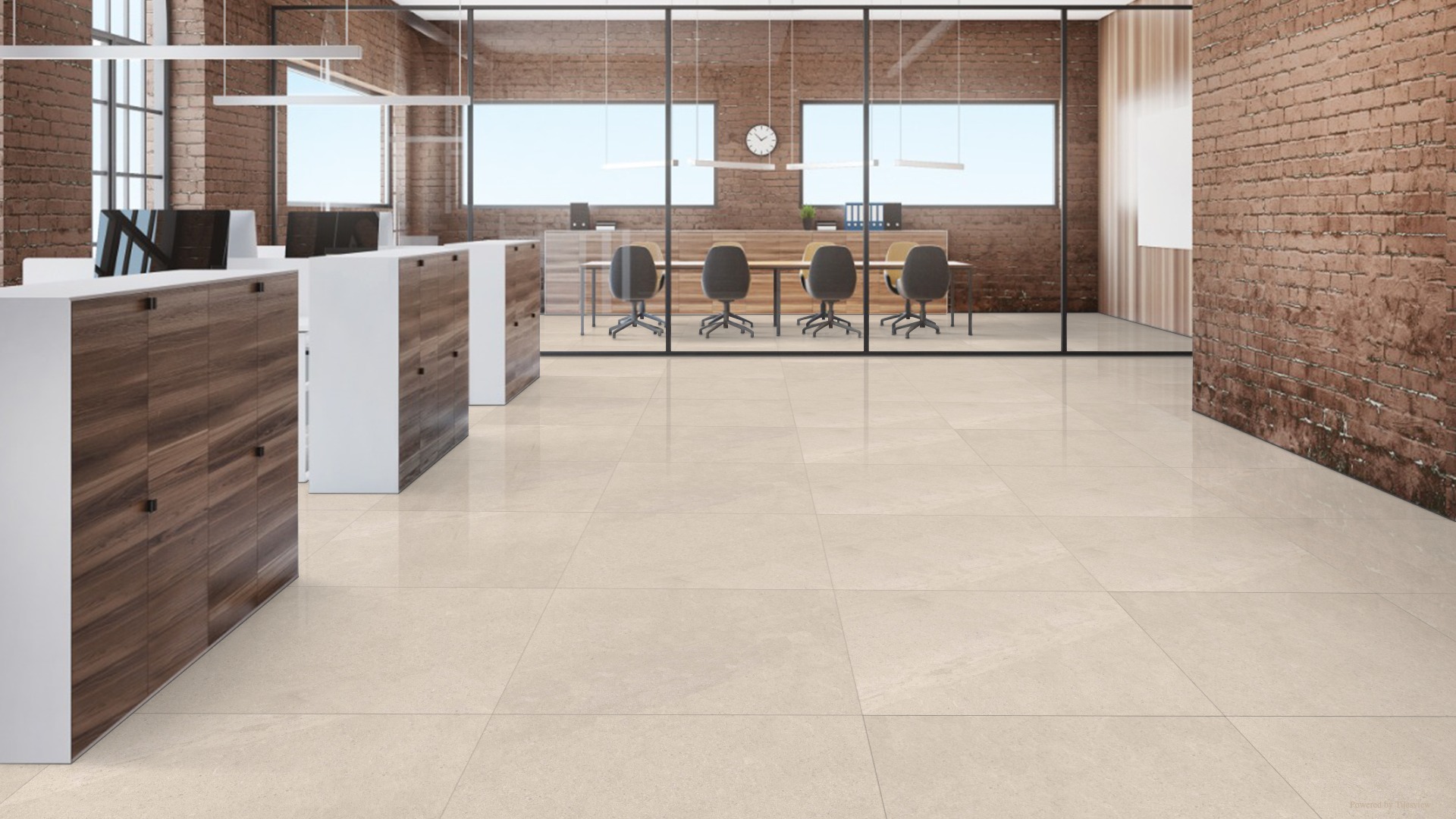 PATERNA PERLA beige natuursteenlook tegel 60x60cm met granula matte afwerking – porseleinen tegel van Tegelplus voor Belgische vloeren en wanden