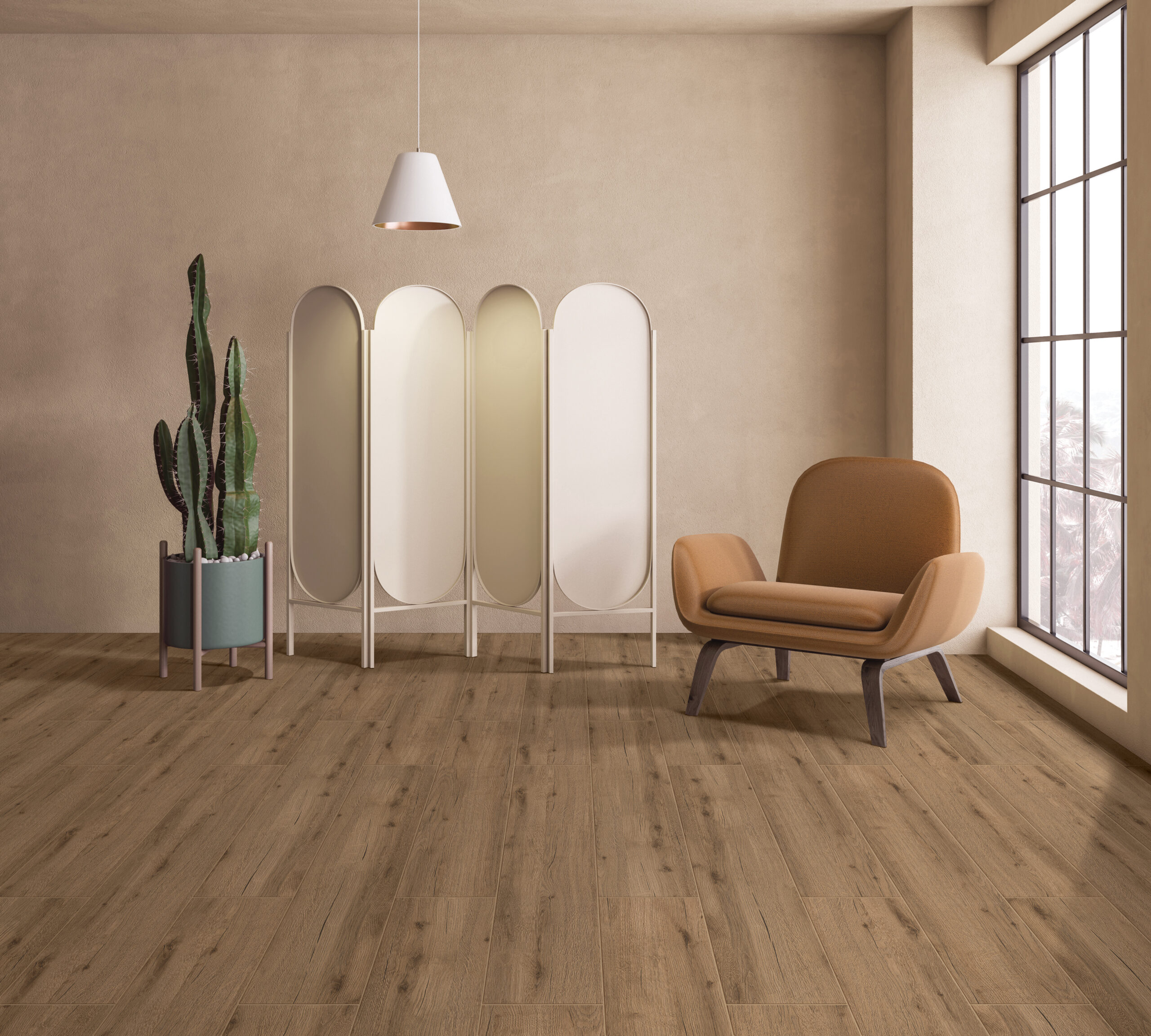 PURE WOOD TEAK Brown Tiles 20x120cm