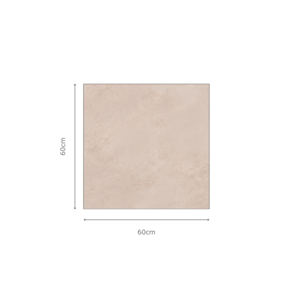 PETRA CREMA natuursteenlook tegel 60x60cm met antislip afwerking – porseleinen tegel van Tegelplus voor Belgische binnen- en buitenvloeren