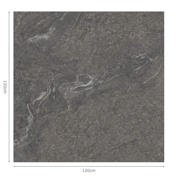 PIETRA DI VALS SCURO Grey Stone Tiles 120x120cm
