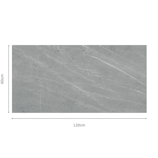 PIETRA GREY marmerlook tegel 60x120cm met glanzende afwerking – porseleinen tegel van Tegelplus voor luxe Belgische interieurs