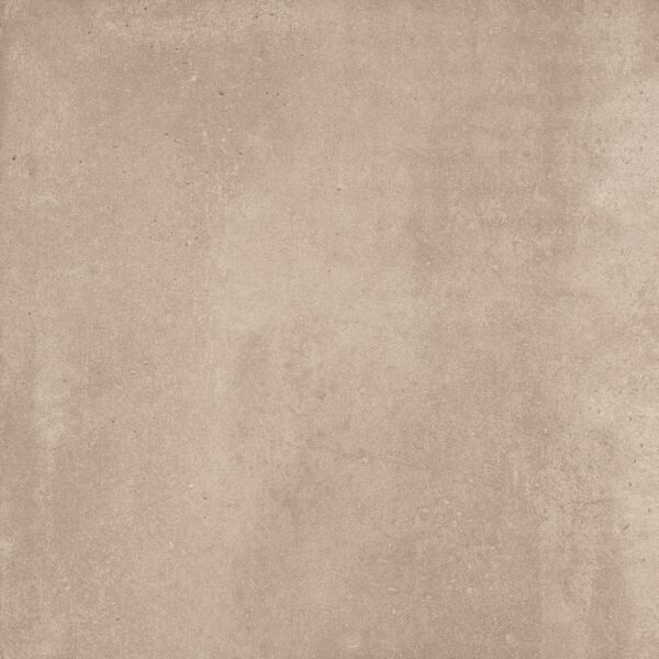 PISARA TAUPE cementlook tegel 80x80cm met matte textuur – porseleinen tegel van Tegelplus voor warme en moderne Belgische interieurs