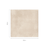 PISARA ASH witte cementlook tegel 80x80cm met matte textuur – porseleinen tegel van Tegelplus voor moderne Belgische interieurs