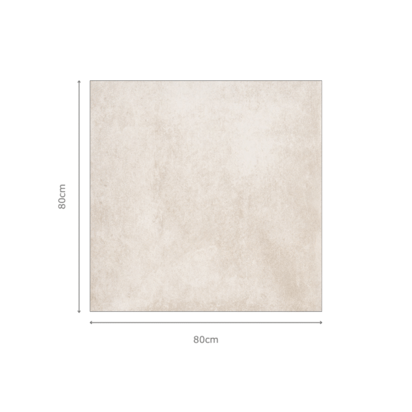 PISARA GREY cementlook tegel 80x80cm met matte textuur – porseleinen tegel van Tegelplus voor stijlvolle Belgische interieurs