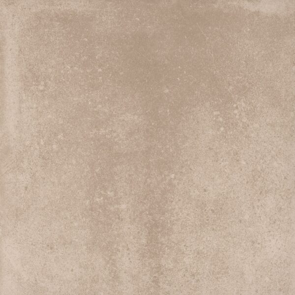 PISARA TAUPE cementlook tegel 80x80cm met matte textuur – porseleinen tegel van Tegelplus voor warme en moderne Belgische interieurs