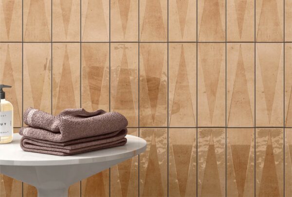 PLAKA SOFT TAN BASE Tiles 7.5x22.5cm