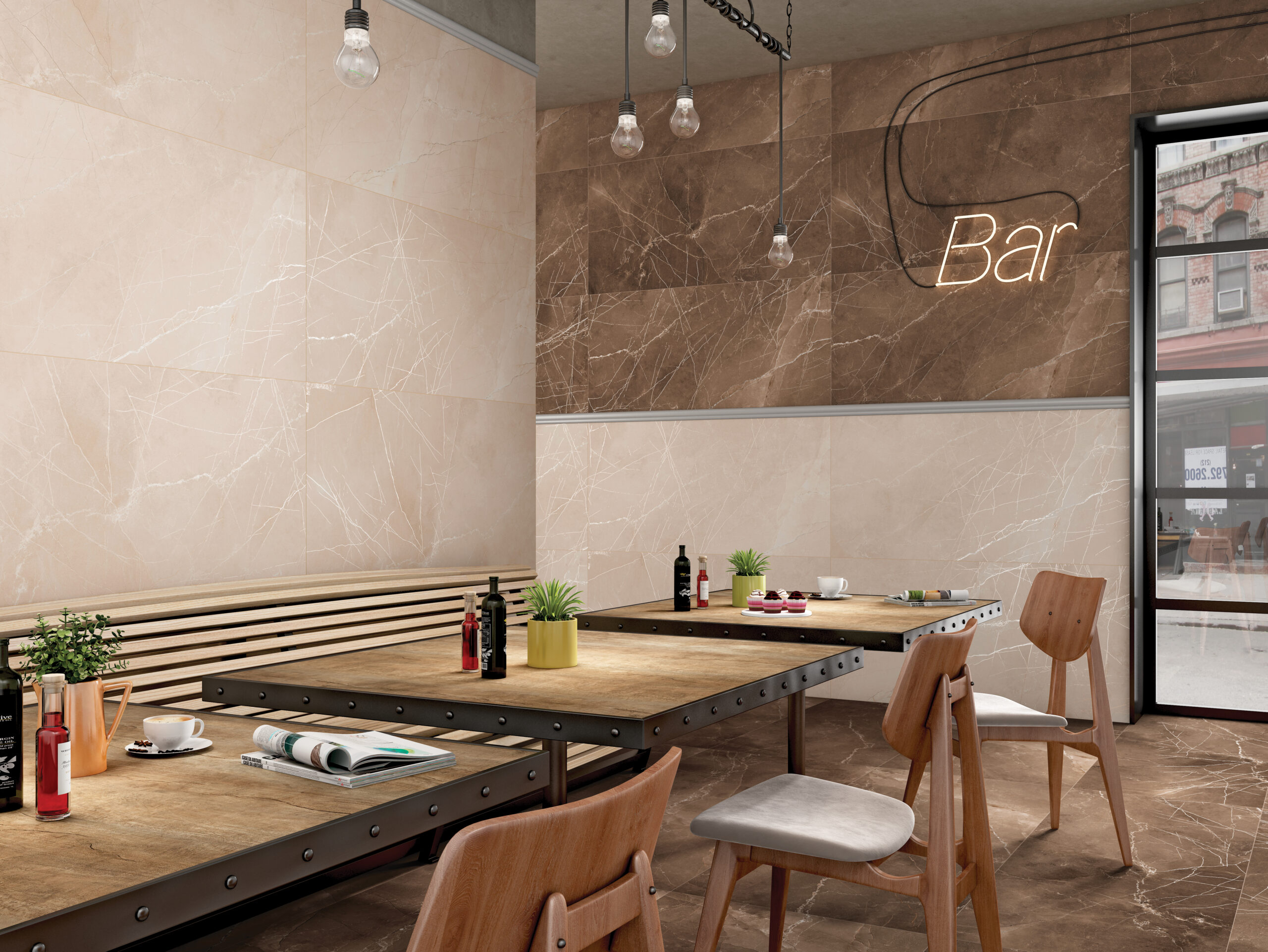 PULPIS CLASSIC BRONZE Brown Marble Tiles 60x120cm