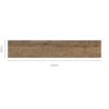 PURE WOOD TEAK Brown Tiles 20x120cm