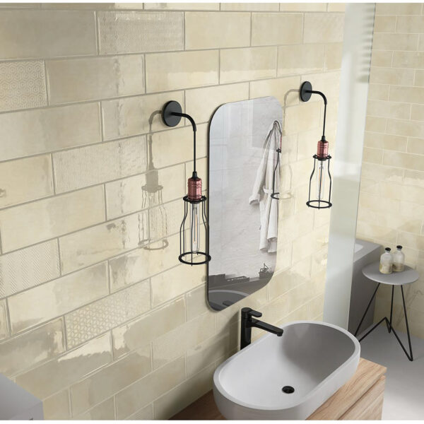 ROME BEIGE GEO 10x30cm tegel met beige kleur en geometrisch patroon tiles