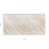 ROCKSTONE CREMA steenlook tegel 60x120cm met matte textuur – porseleinen tegel van Tegelplus voor rustgevende Belgische interieurs
