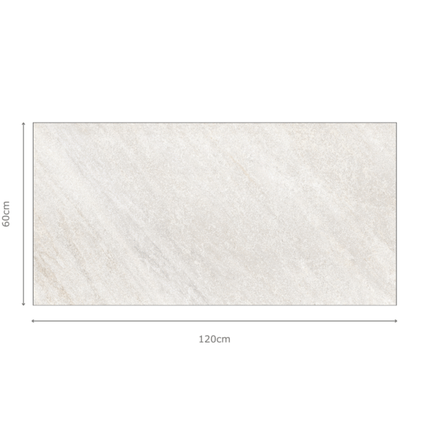 ROCKSTONE WHITE witte steenlook tegel 60x120cm met matte textuur – porseleinen tegel van Tegelplus voor frisse en moderne Belgische interieurs