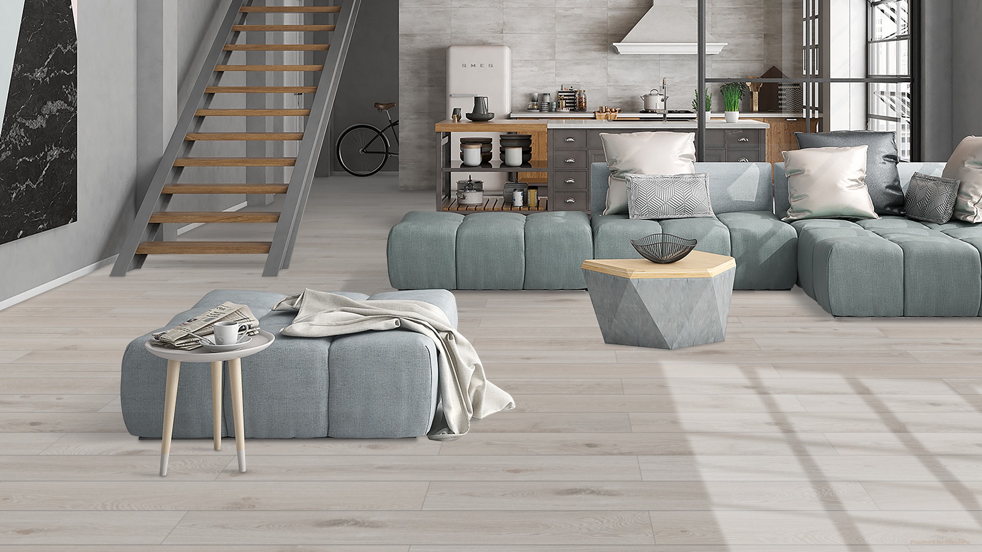 Savanah White Wood Tiles 20x120cm