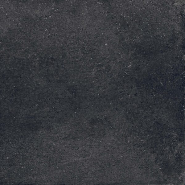 SIERRA ANTRACITE zwarte cementlook tegel 60x60cm met granula matte afwerking – porseleinen tegel van Tegelplus voor industriële Belgische interieurs
