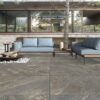 SAGAR BLACK antislip porseleinen natuursteen tegel 60x90x2 cm, zwarte tegel met grip – Tegelplus België