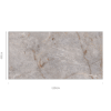 SARANCOLLIN CARVED GREY marmerlook tegel 60x120cm met carving structuur – porseleinen vloer- en wandtegel van Tegelplus voor moderne Belgische interieurs