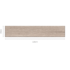 SAVANAH NATURAL Brown Wood Tiles 20x120cm