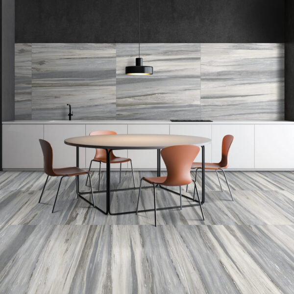 SCOT AZUL 60x120cm carving tegel met blauwe steeneffect en reliëfafwerking tiles