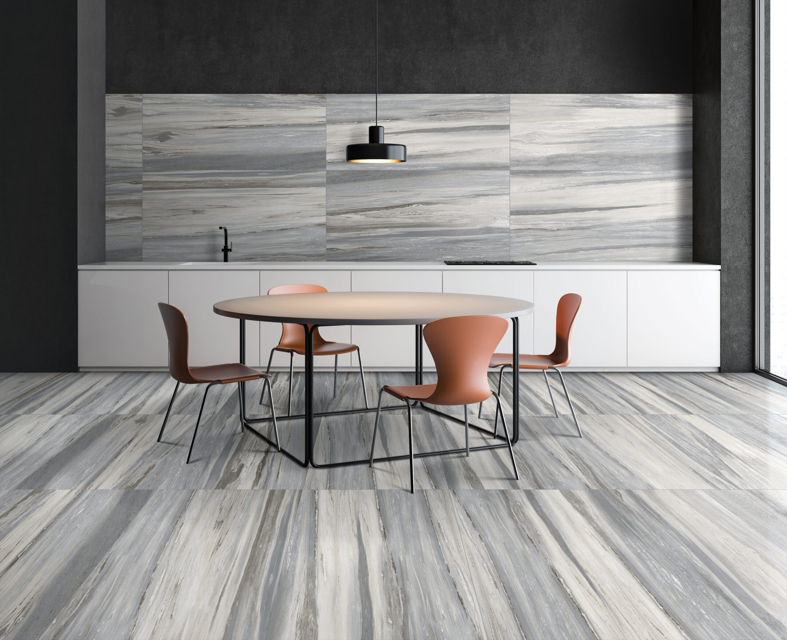 SCOT AZUL 60x120cm carving tegel met blauwe steeneffect en reliëfafwerking tiles