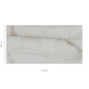 SERENE ONYX BIANCO beige onyxlook tegel 60x120cm met glanzende afwerking – porseleinen tegel van Tegelplus voor elegante Belgische interieurs