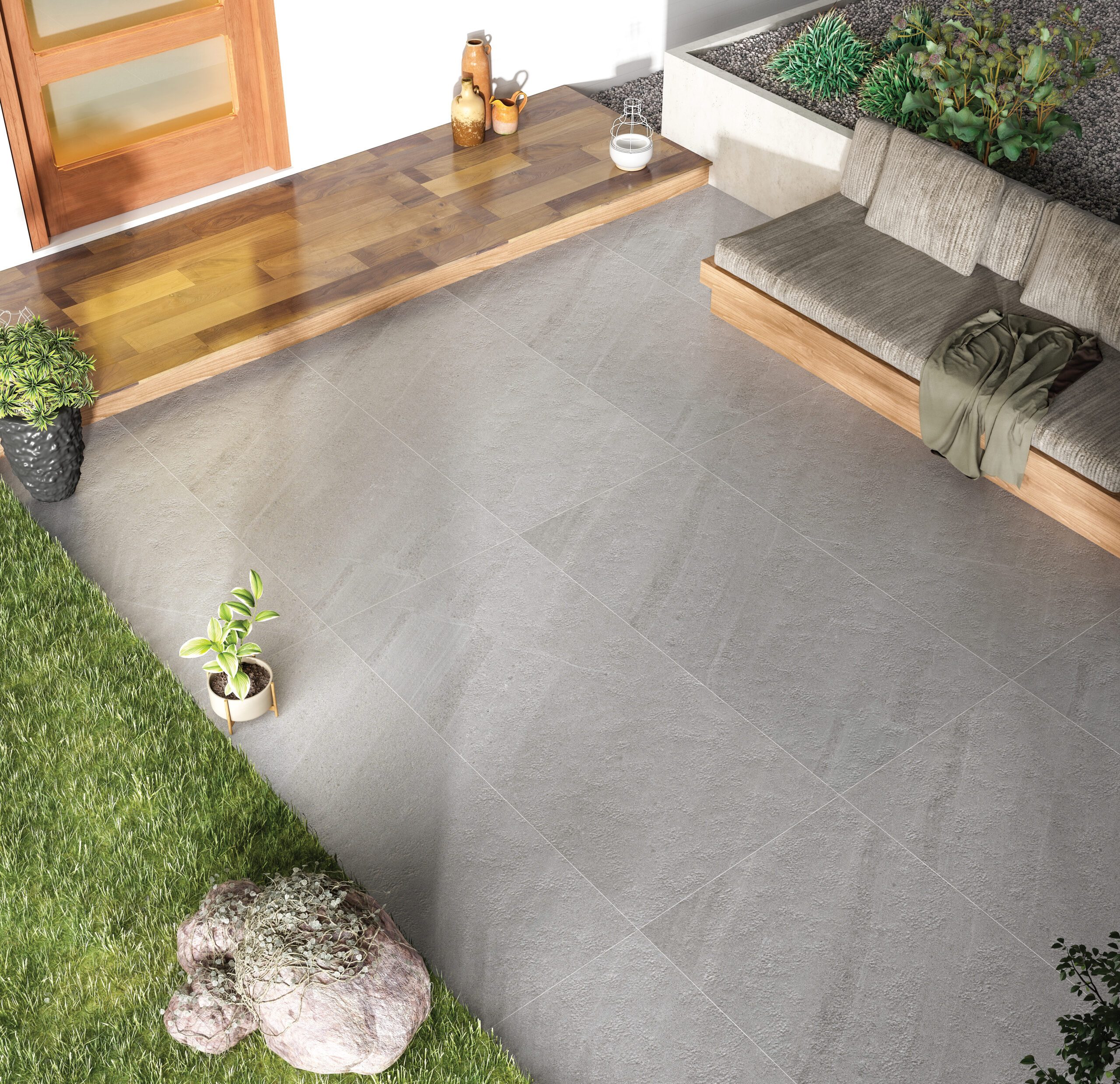 SOFIA GRIS Grey Stone Tile 60x120cm