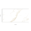 STATUARIO GOLD marmerlook tegel 60x120 cm met goudaccenten