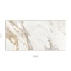 STATUARIO ROYAL BRONZE witte marmerlook tegel met bronzen adering – 80x80cm satin en 60x120cm glossy – porseleinen tegel van Tegelplus voor luxueuze Belgische interieurs