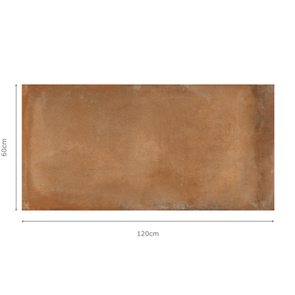 SURFACE COTTO cementlook tegel bruin 60x120 cm mat