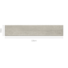 SWEDEN BEIGE Wood Tiles 20x120cm