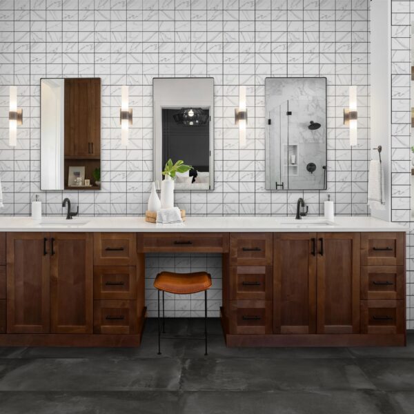 ENIGMA WHITE  - 10x20cm Matt Tiles