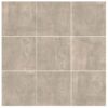 TOKO TAUPE cementlook tegel 60x60cm en 80x80cm in taupegrijs met matte afwerking – porseleinen tegel van Tegelplus voor Belgische interieurs