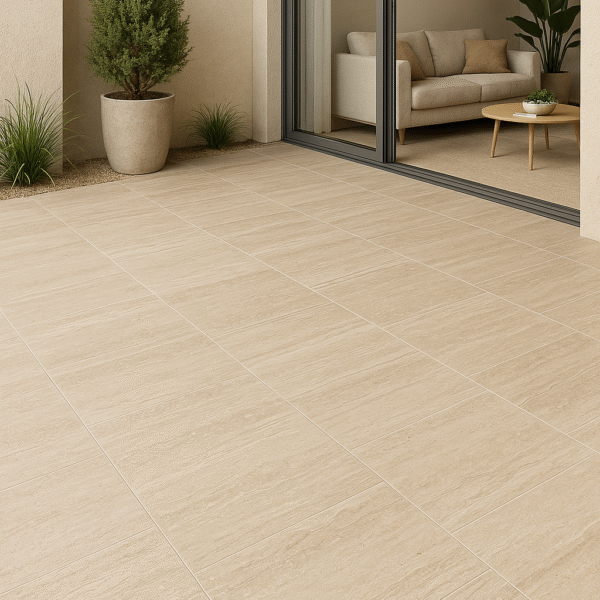 TRAVERTINE VEIN BEIGE tegel 60x120 cm mat