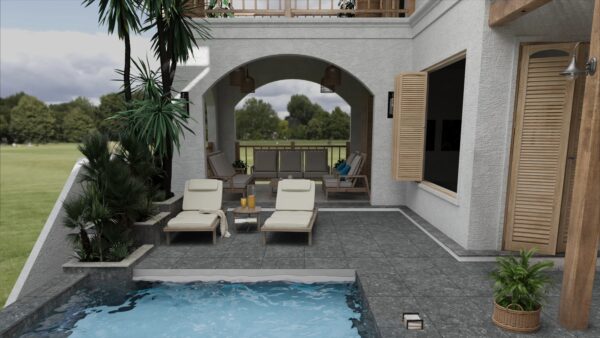 TERRAZO NERO – 60x60x2 cm porseleinen tegel in zwarte terrazzo look. Antislip oppervlak voor veilige en stijlvolle buitenvloeren in België.