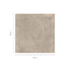 TOKO TAUPE cementlook tegel 80x80cm in taupegrijs met matte afwerking – porseleinen tegel van Tegelplus voor Belgische interieurs
