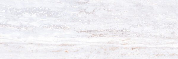 TRAVERTINE BIANCO 30x90cm matte tegel met natuursteenlook in helder wit